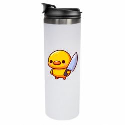 Термокружка Милая уточка с ножом - FATLINE Термокружка Милая уточка с ножом