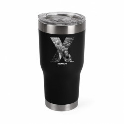 Термокружка негерметичная Mono Kharkiv Black & White - FATLINE Термокружка негерметичная Mono Kharkiv Black & White