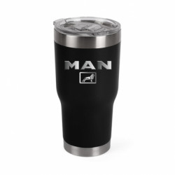 Термокружка негерметичная Mono Man logo and lion - FATLINE Термокружка негерметичная Mono Man logo and lion