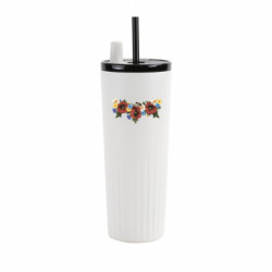 Термокружка Stella Украинские цветы - FATLINE Термокружка Stella Украинские цветы