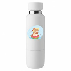 Термобутылка Viano Лошадка плавает на круге арбузе - FATLINE Термобутылка Viano Лошадка плавает на круге арбузе