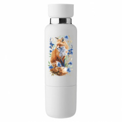 Термобутылка Viano Лиса с цветами - FATLINE Термобутылка Viano Лиса с цветами