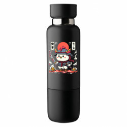 Термобутылка Viano Маленькая белая цыпочка-самурай - FATLINE Термобутылка Viano Маленькая белая цыпочка-самурай