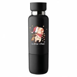 Термобутылка Viano Радостный Рожественский пони с гирляндой - FATLINE Термобутылка Viano Радостный Рожественский пони с гирляндой