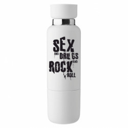 Термобутылка Viano Sex, drugs and rock n roll - FATLINE Термобутылка Viano Sex, drugs and rock n roll