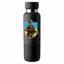 Термобутылка Viano Шеврон Воин-скелет - FATLINE Термобутылка Viano Шеврон Воин-скелет