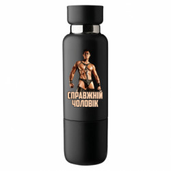 Термобутылка Viano Настоящий мужчина гачимучи - FATLINE Термобутылка Viano Настоящий мужчина гачимучи