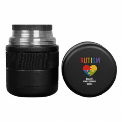Термос для еды «Аутизм — Принять. Понять. Полюбить» - FATLINE Термос для еды «Аутизм — Принять. Понять. Полюбить»