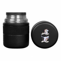 Термос для еды До и После Вина Единорог - FATLINE Термос для еды До и После Вина Единорог