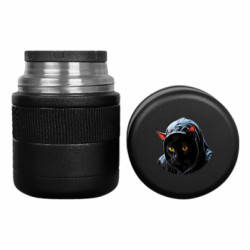 Термос для еды кот хакер - FATLINE Термос для еды кот хакер