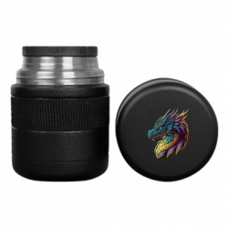 Термос для їжі кольоровий дракон - FATLINE Термос для їжі кольоровий дракон