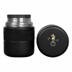 Термос для еды Милая девочка и надпись Мне нужен мир. - FATLINE Термос для еды Милая девочка и надпись Мне нужен мир.