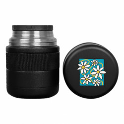 Термос для еды Ромашки на голубом - FATLINE Термос для еды Ромашки на голубом