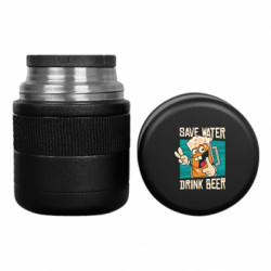 Термос для еды Save water-drink beer - FATLINE Термос для еды Save water-drink beer