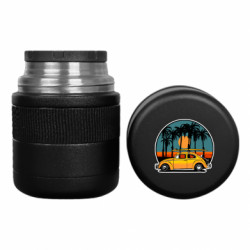 Термос для їжі Жовтий автомобіль. Вінтаж - FATLINE Термос для їжі Жовтий автомобіль. Вінтаж