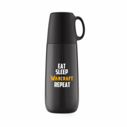 Термос Uma Eat sleep Warcraft repeat - FATLINE Термос Uma Eat sleep Warcraft repeat