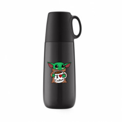 Термос Uma Yoda and a mug with the inscription I love coffee - FATLINE Термос Uma Yoda and a mug with the inscription I love coffee