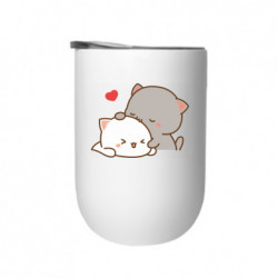 Термостакан Кот целует кошку - FATLINE Термостакан Кот целует кошку