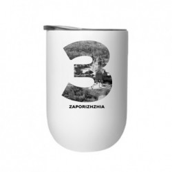 Термостакан Zaporizhzhia Black & White - FATLINE Термостакан Zaporizhzhia Black & White