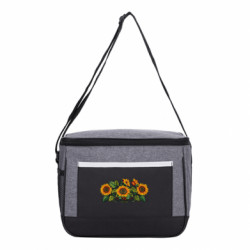 Термосумка Имитация вышивки подсолнушки - FATLINE Термосумка Имитация вышивки подсолнушки