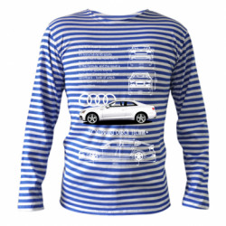 Тельняшка с длинным рукавом Audi S5 - FATLINE Тельняшка с длинным рукавом Audi S5