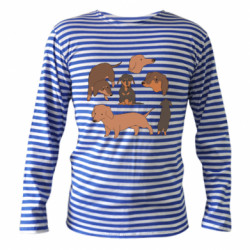 Тельняшки с длинным рукавом