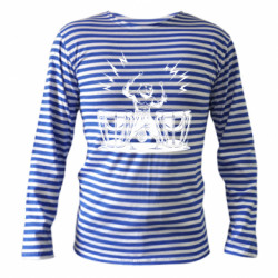 Тельняшка с длинным рукавом Бобр играет на литаврах - FATLINE Тельняшка с длинным рукавом Бобр играет на литаврах