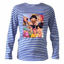 Тельняшки с длинным рукавом