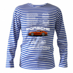 Тельняшка с длинным рукавом Porsche 911 - FATLINE Тельняшка с длинным рукавом Porsche 911