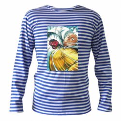 Тельняшка с длинным рукавом Powerful Saitama - FATLINE Тельняшка с длинным рукавом Powerful Saitama