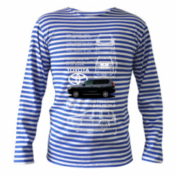 Тельняшка с длинным рукавом Toyota Land Cruiser - FATLINE Тельняшка с длинным рукавом Toyota Land Cruiser