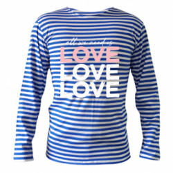 Тільняшки з довгим рукавом