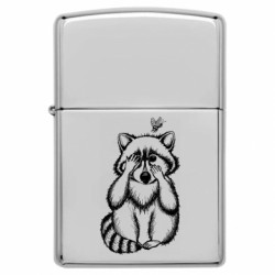 Запальничка бензинова Малюк єнот - FATLINE Запальничка бензинова Малюк єнот