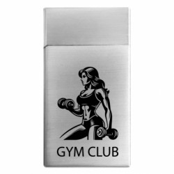 Запальничка газова Фітнес дівчина з гантелями - FATLINE Запальничка газова Фітнес дівчина з гантелями