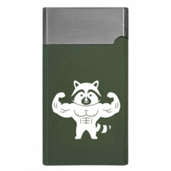 Запальничка газова Єнот бодібілдер - FATLINE Запальничка газова Єнот бодібілдер