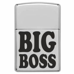 Зажигалка газовая в стиле Zippo Big Boss (Большой Бос) - FATLINE Зажигалка газовая в стиле Zippo Big Boss (Большой Бос)