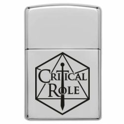 Зажигалка газовая в стиле Zippo Critical Role - FATLINE Зажигалка газовая в стиле Zippo Critical Role
