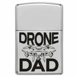 Зажигалка газовая в стиле Zippo Drone dad - FATLINE Зажигалка газовая в стиле Zippo Drone dad