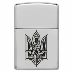 Зажигалка газовая в стиле Zippo Этнический трезубец - FATLINE Зажигалка газовая в стиле Zippo Этнический трезубец
