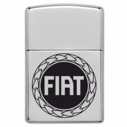 Зажигалка газовая в стиле Zippo Fiat logo - FATLINE Зажигалка газовая в стиле Zippo Fiat logo