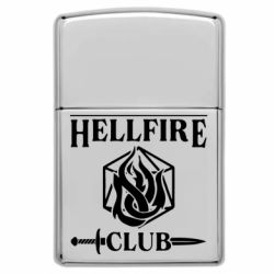 Запальничка газова у стилі Zippo Клуб Пекельного Вогню - FATLINE Запальничка газова у стилі Zippo Клуб Пекельного Вогню