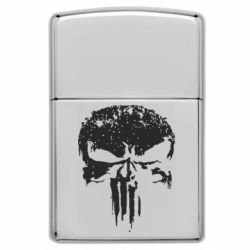 Зажигалка газовая в стиле Zippo Лють Punisher - FATLINE Зажигалка газовая в стиле Zippo Лють Punisher