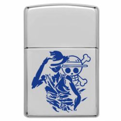 Зажигалка газовая в стиле Zippo Манки Д с черепом - FATLINE Зажигалка газовая в стиле Zippo Манки Д с черепом