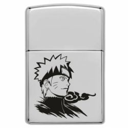 Зажигалка газовая в стиле Zippo Naruto Uzumaki head - FATLINE Зажигалка газовая в стиле Zippo Naruto Uzumaki head