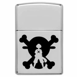 Зажигалка газовая в стиле Zippo One Piece Luffy Captain - FATLINE Зажигалка газовая в стиле Zippo One Piece Luffy Captain