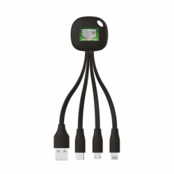 Зарядні кабелі 3 в 1