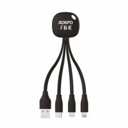 Зарядні кабелі 3 в 1