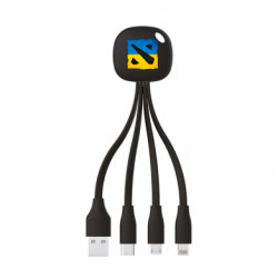 Зарядні кабелі 3 в 1