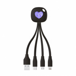 Зарядні кабелі 3 в 1