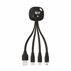 Зарядні кабелі 3 в 1